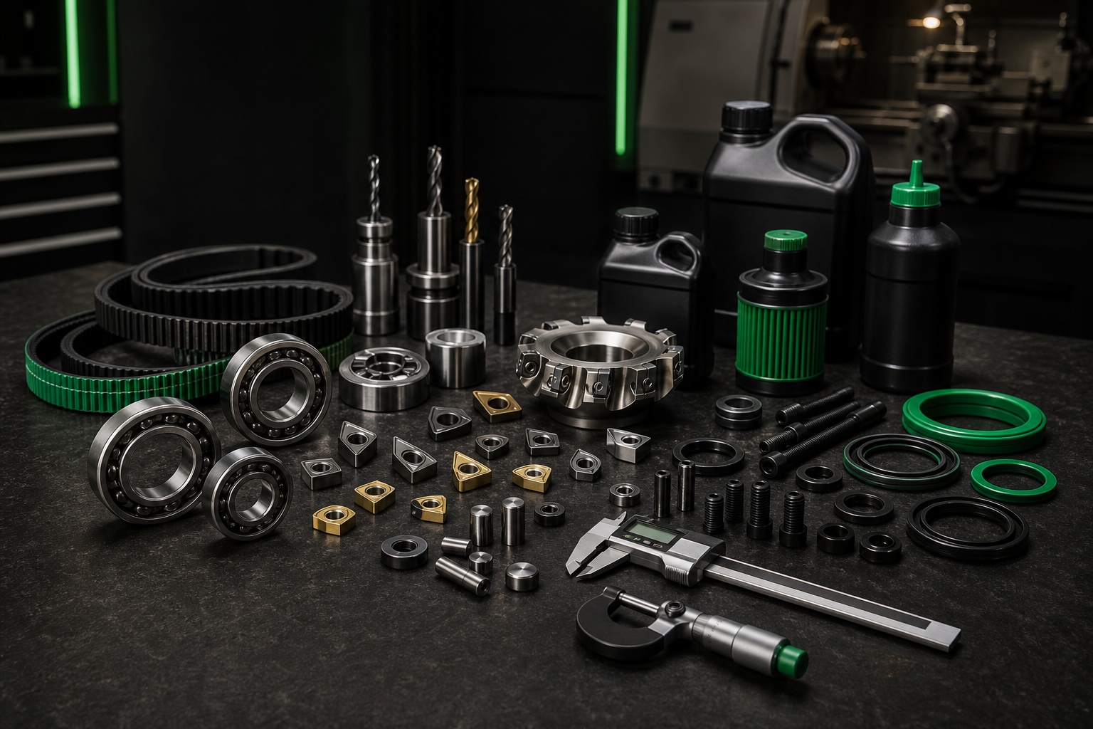 Machine tool consumable parts and precision components